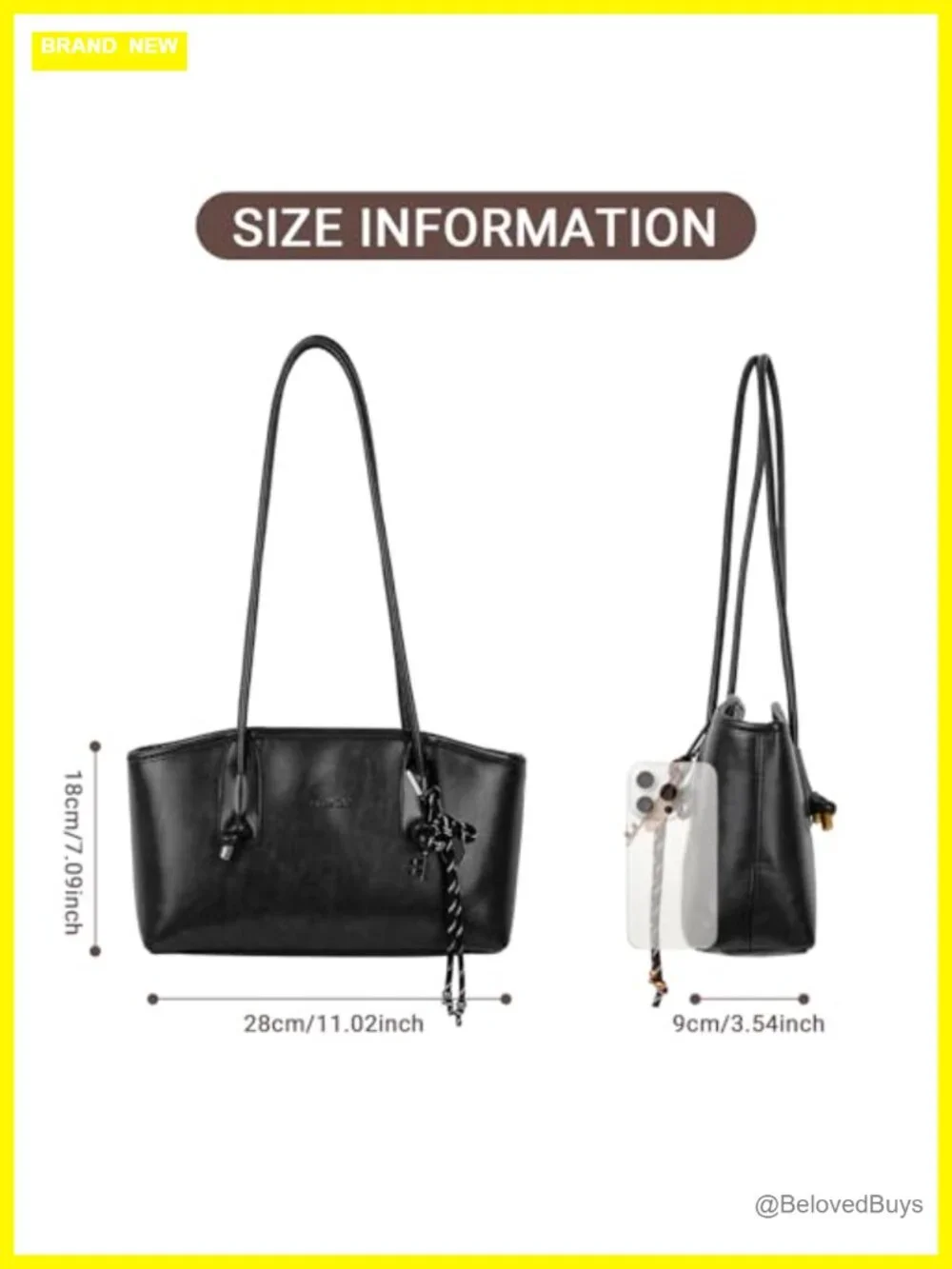 Vintage Faux Leather Hobo Shoulder Bag with Zipper Closure